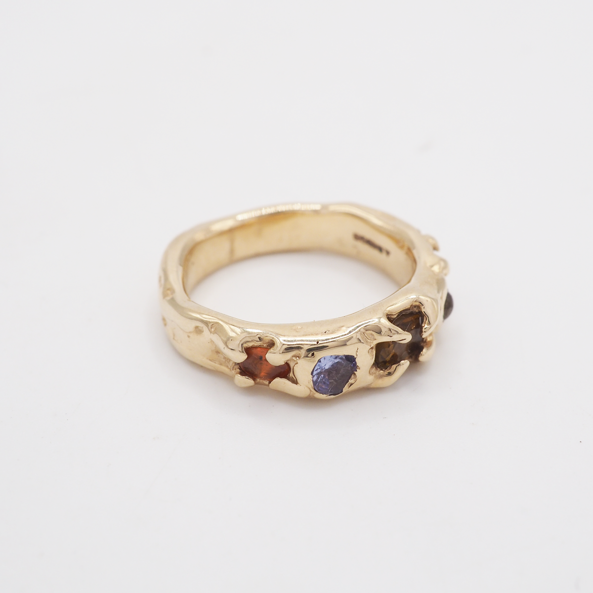 Gold Orange & Purple Ring-2