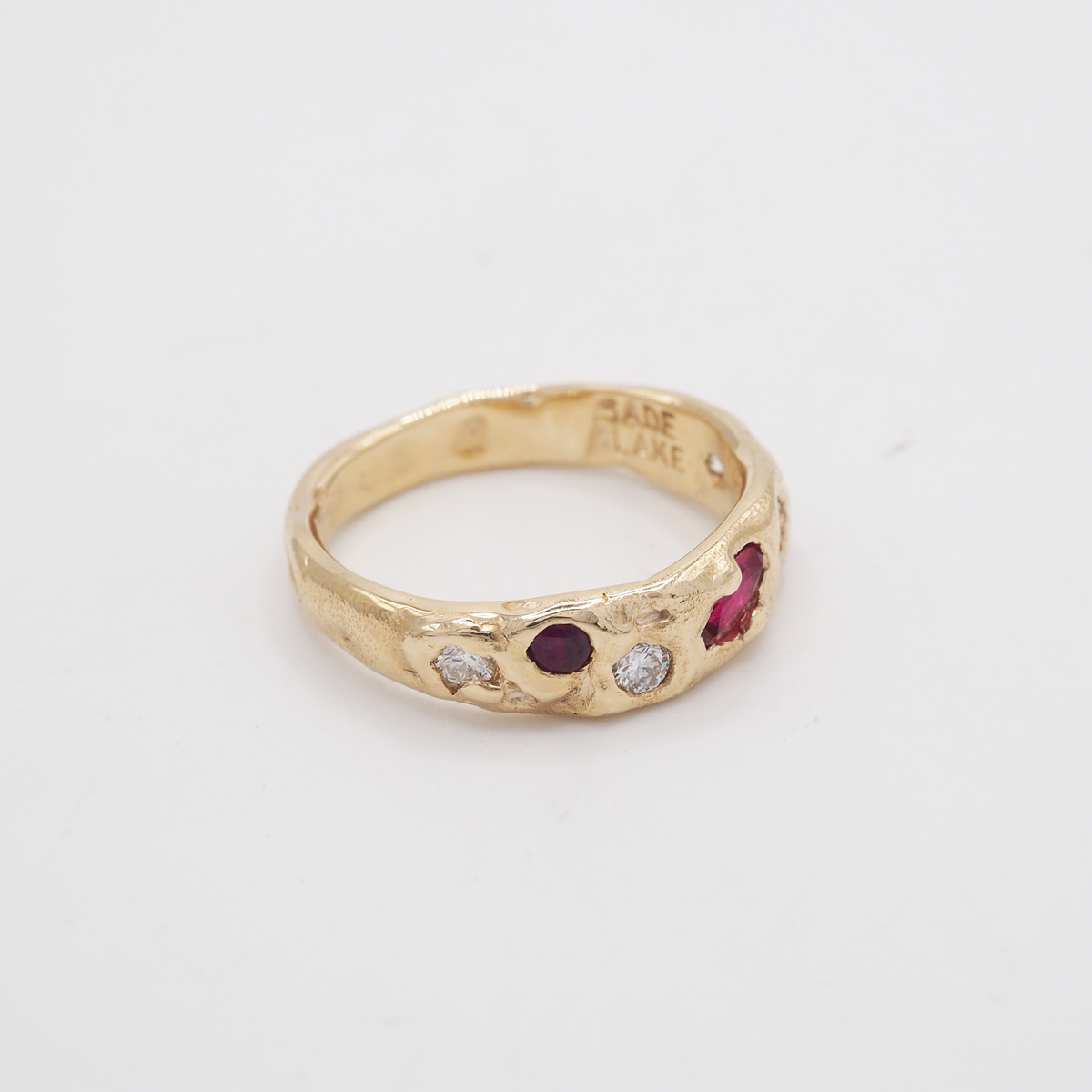 Gold Ruby & Diamond Ring-5