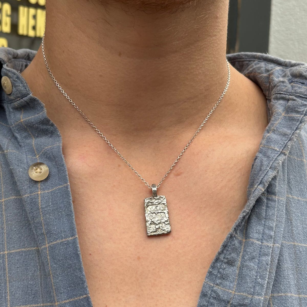 Hallmark Ingot Necklace-2