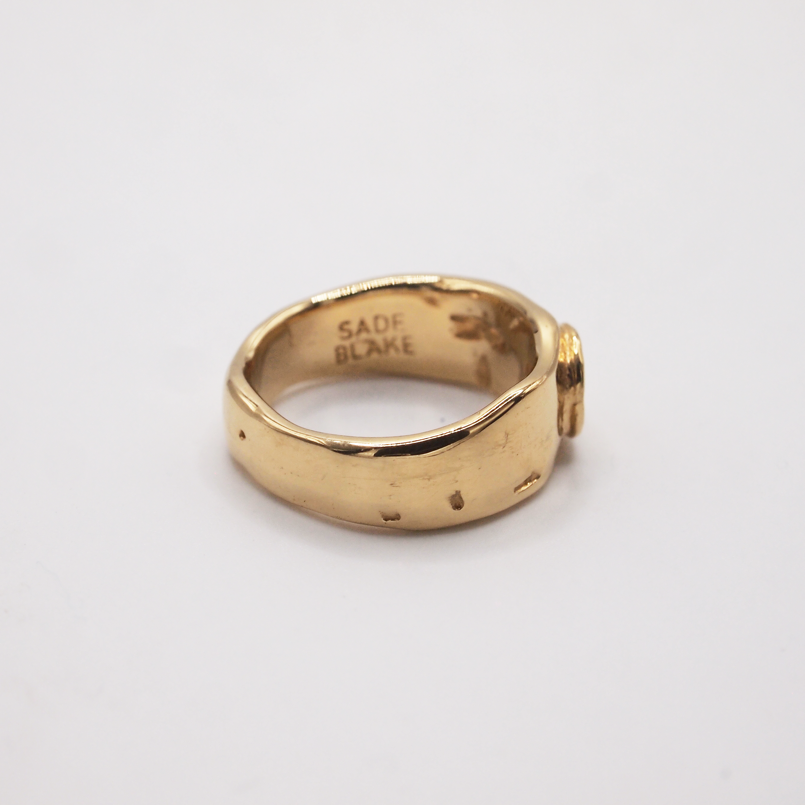 Spiral Gold Vermeil Ring-4