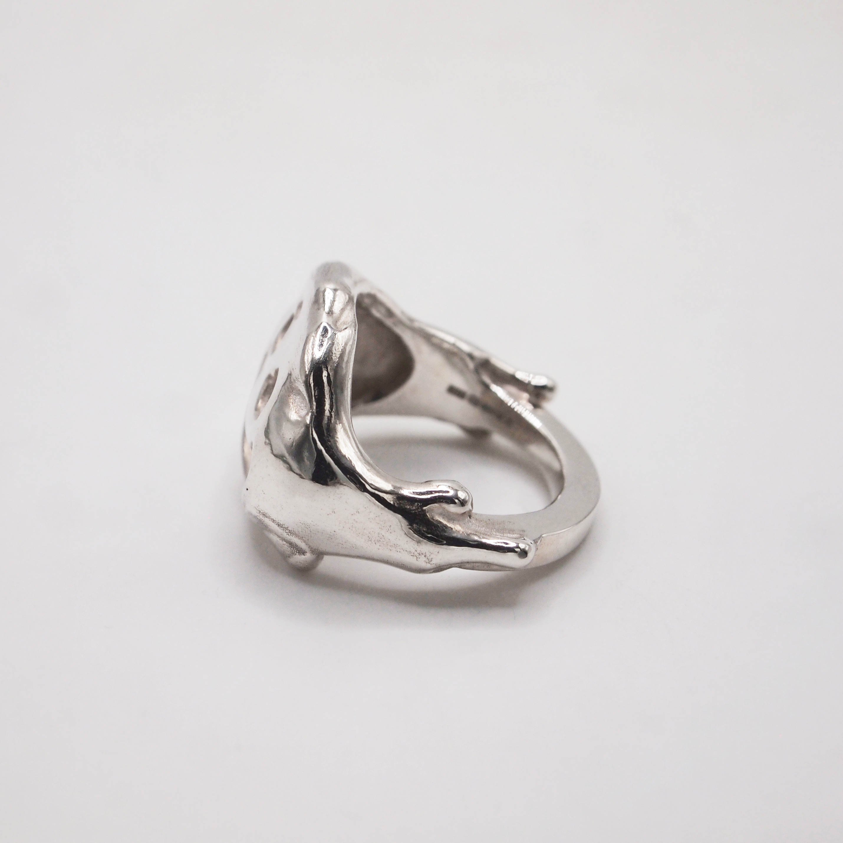 Melted Face Ring-4