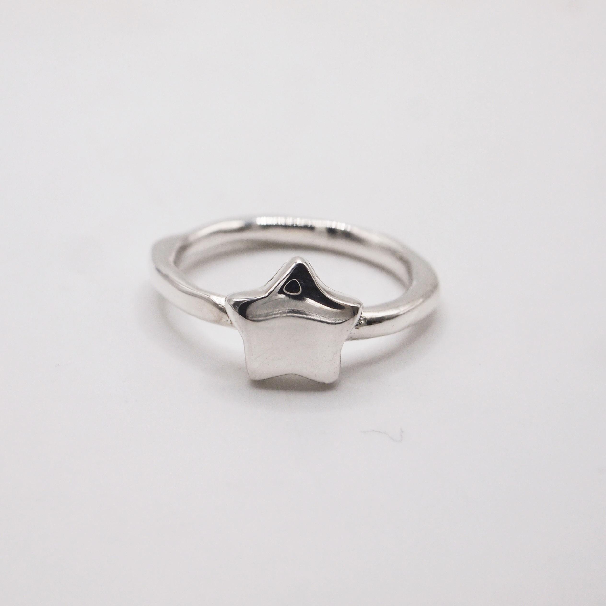 Plain Chunky Star Ring