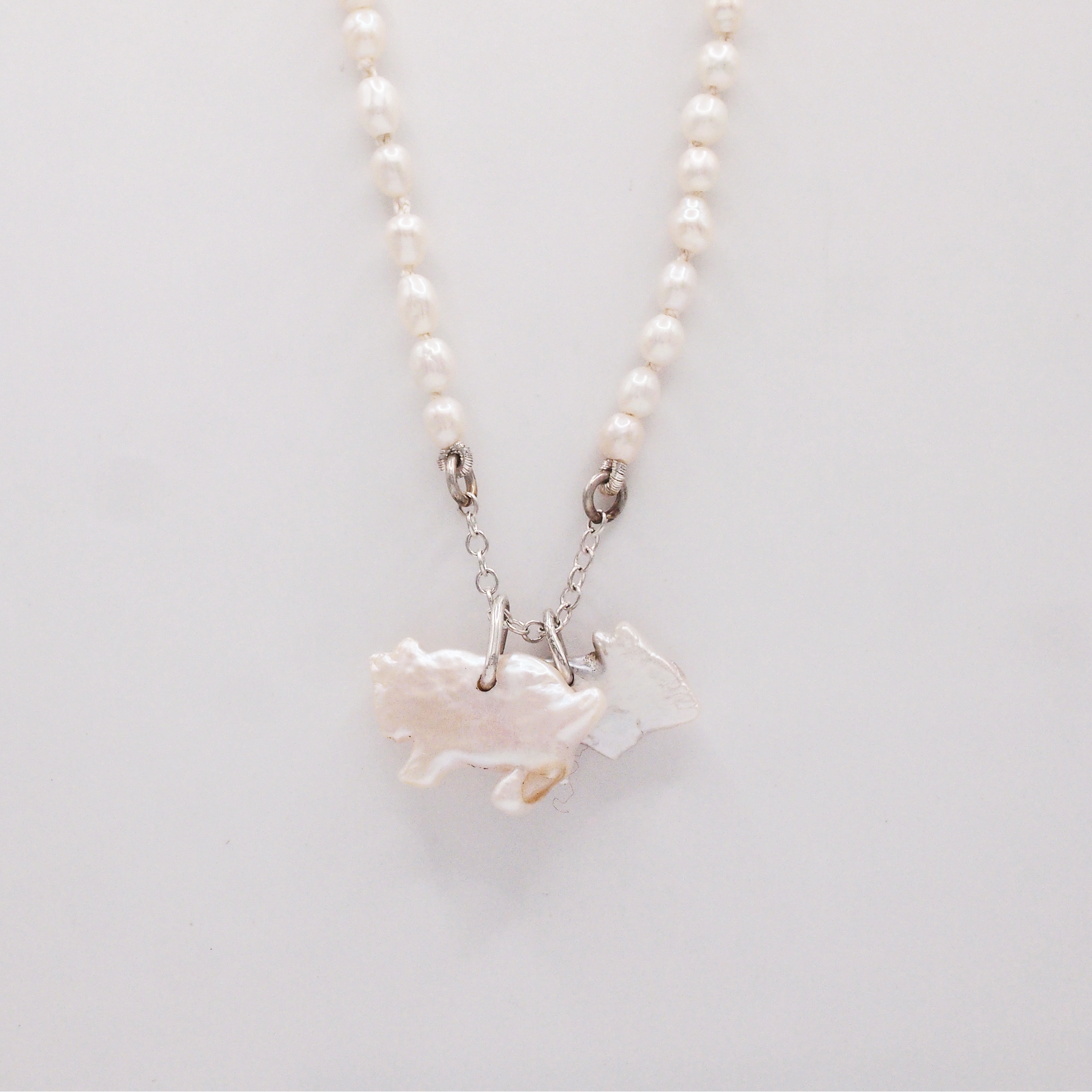 Animal Pearl Necklace