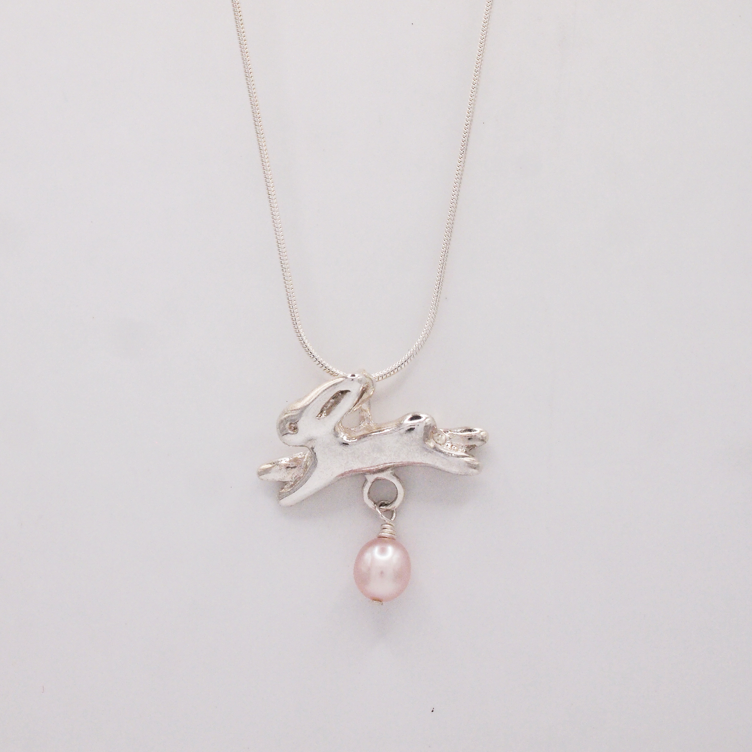 Bunny Pearl Necklace