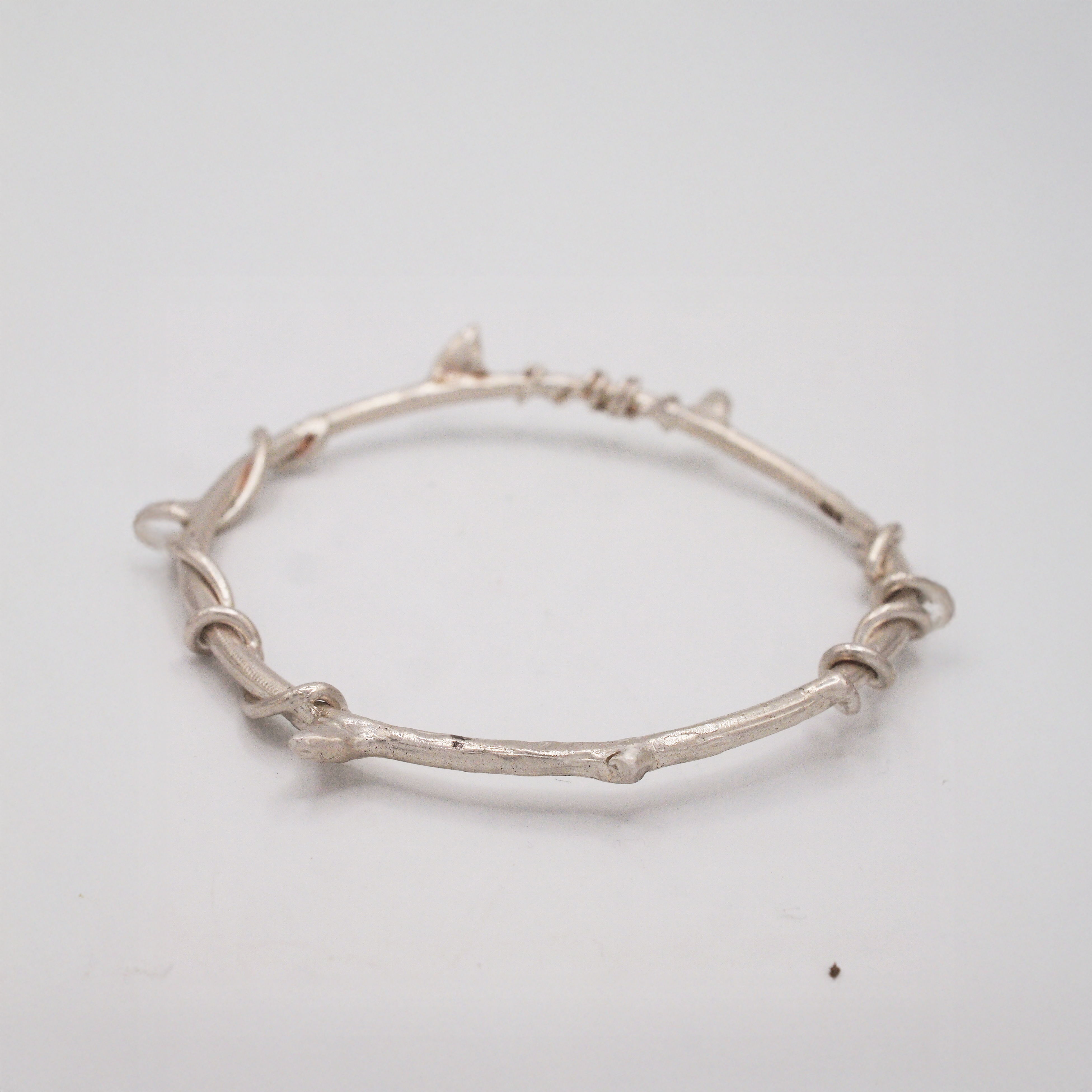 Delicate Thorn Bangle-2