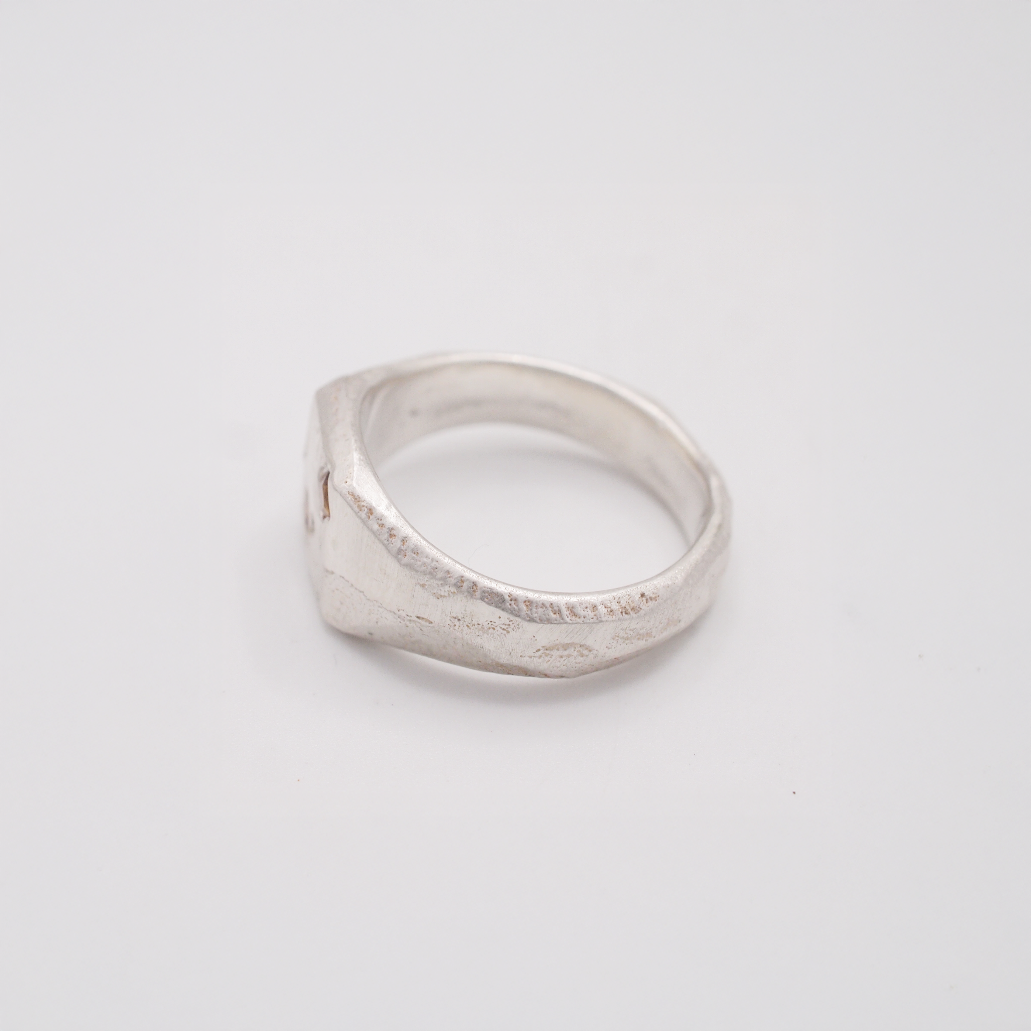 Orange Sapphire Signet-2