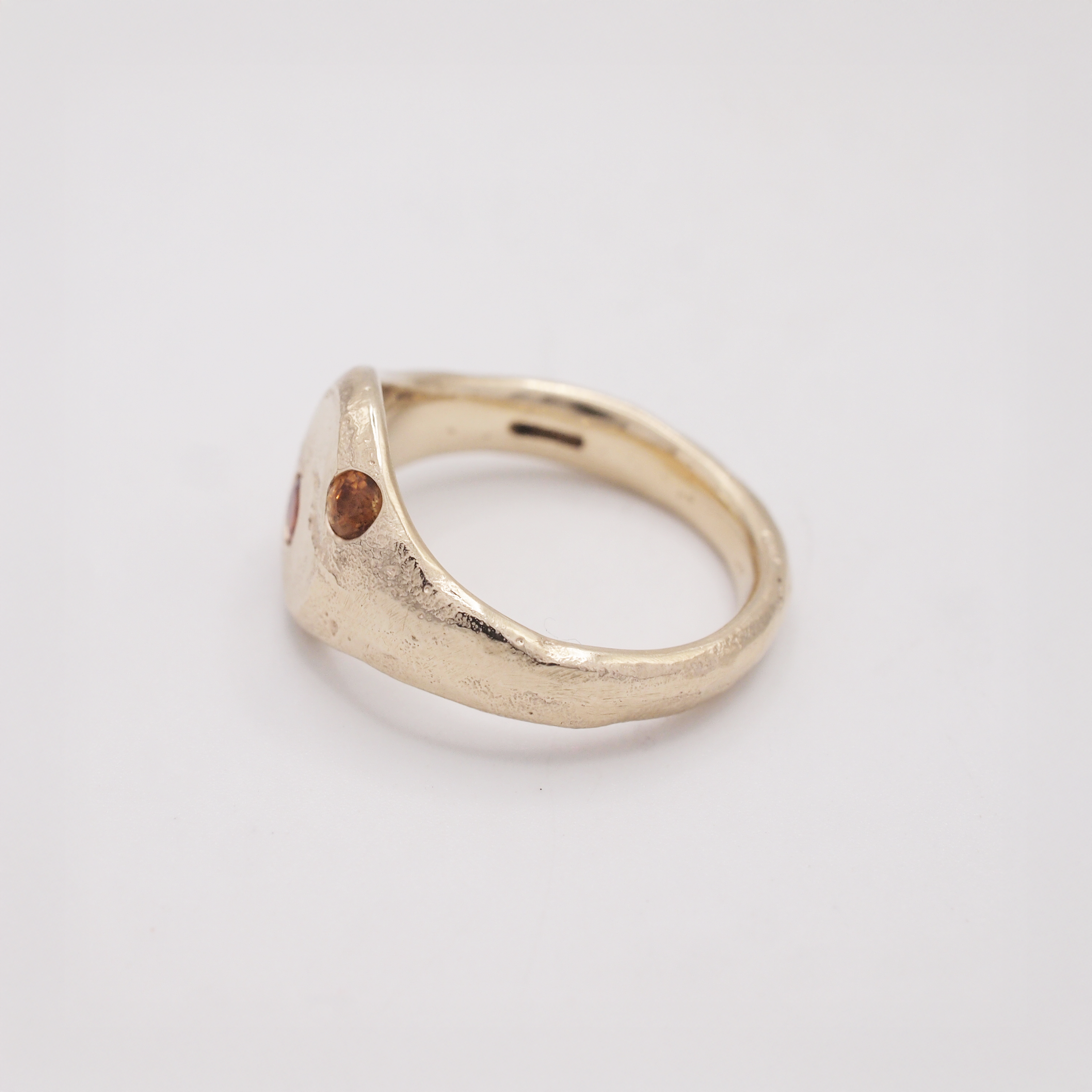 Gold Sapphire Signet-2