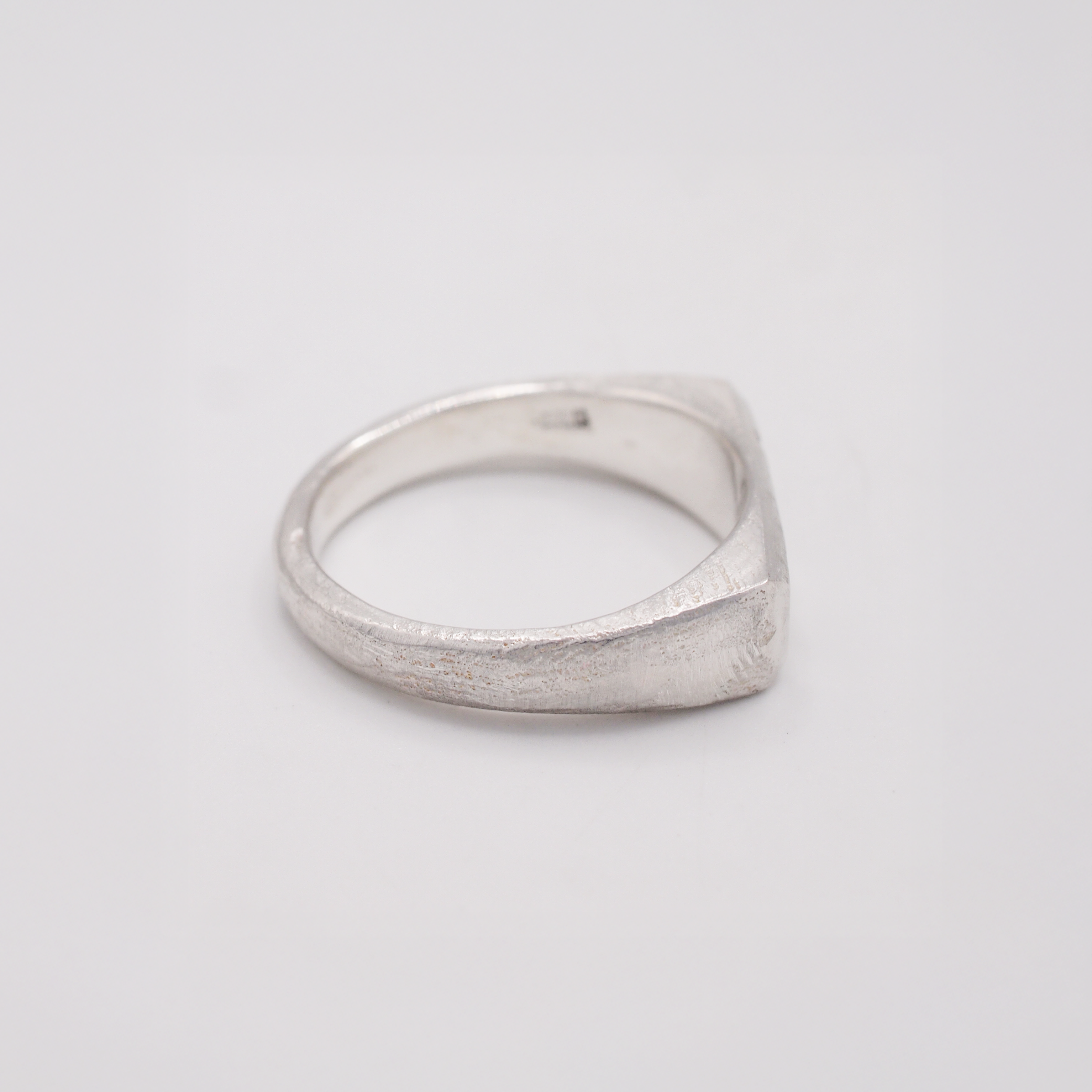 Turquoise Sapphire Rectangular Signet-2