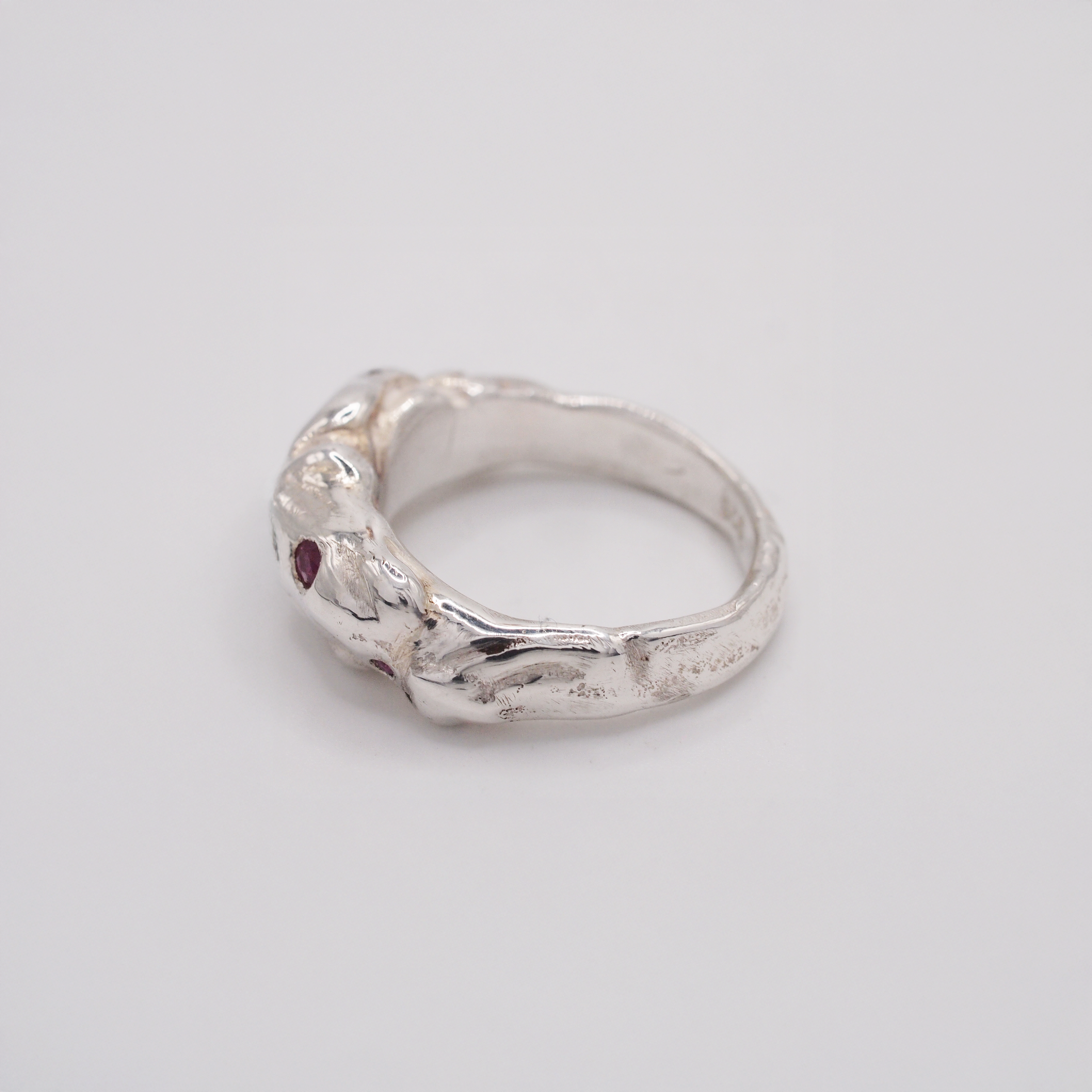 Organic Ruby Bombé Ring-2