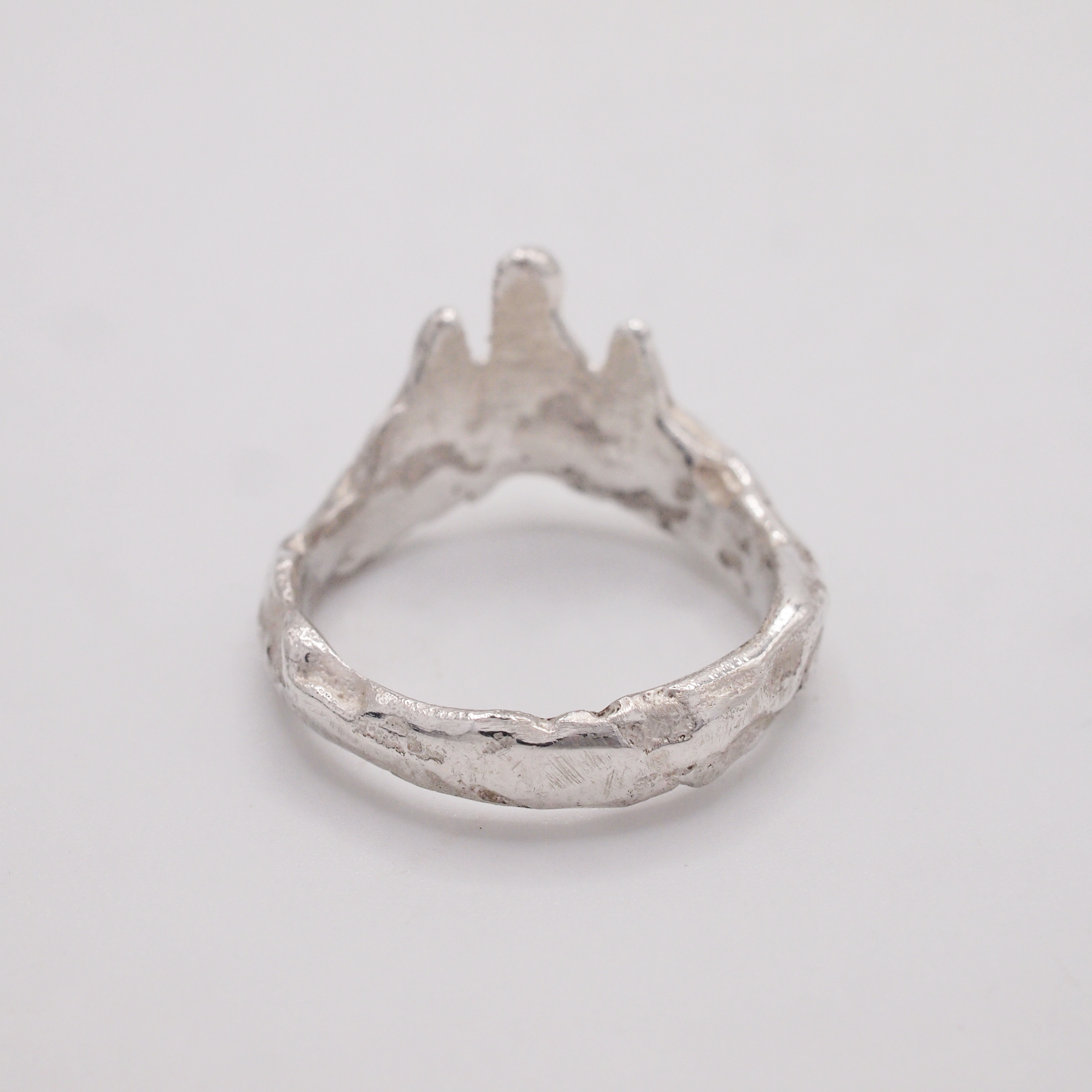 Dripped Silver Ring-3