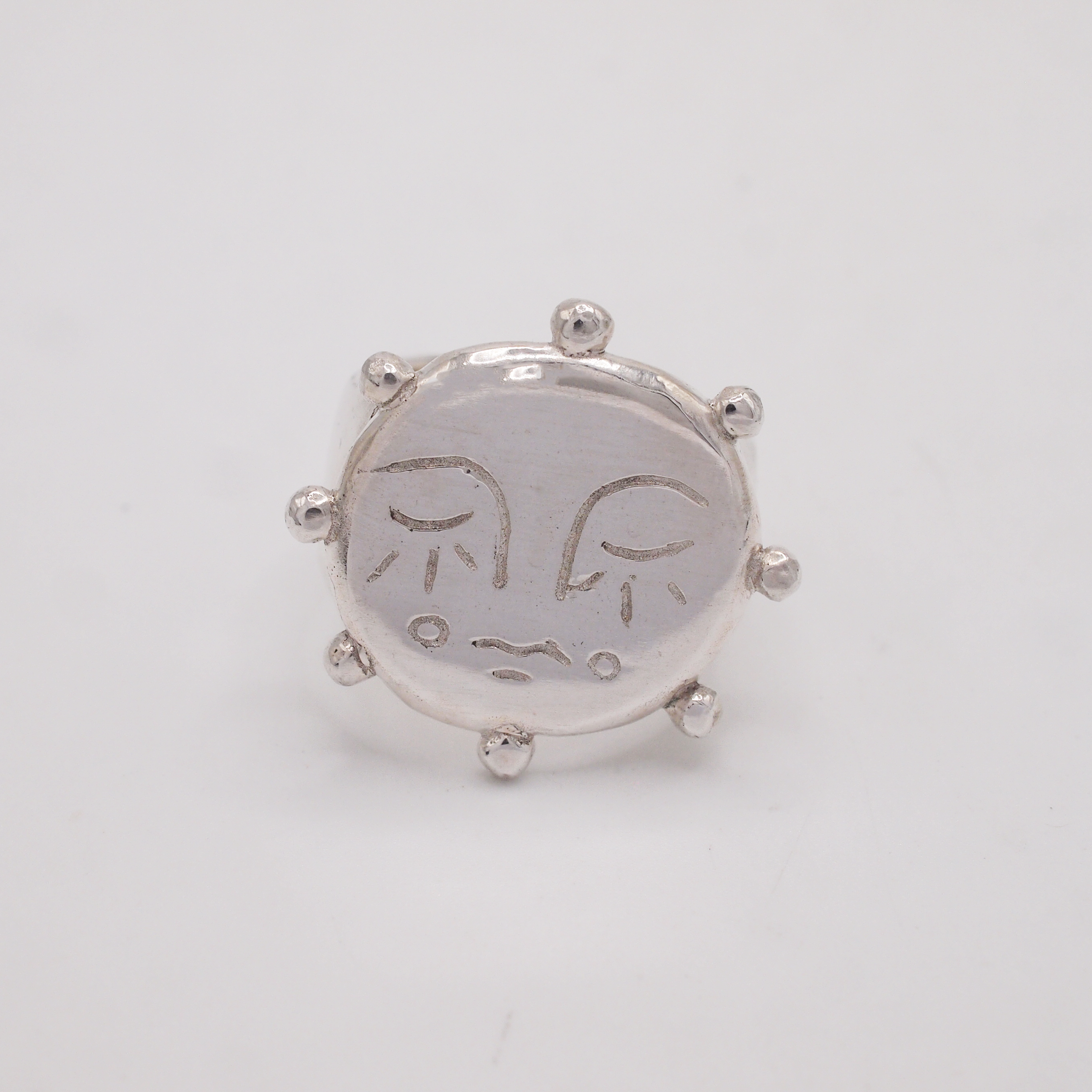 Sun Face Ring