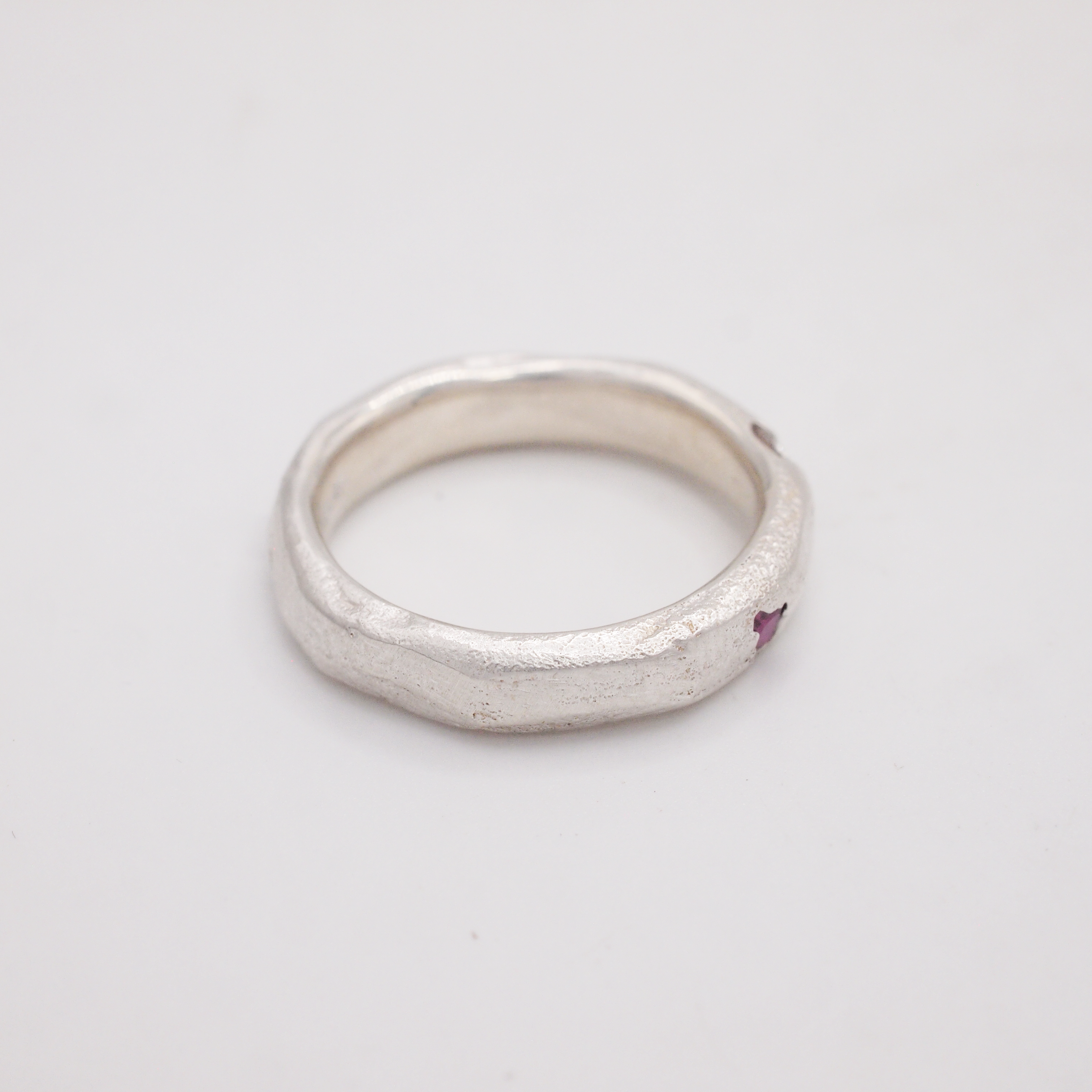 Clear & Pink Ruby Band-4