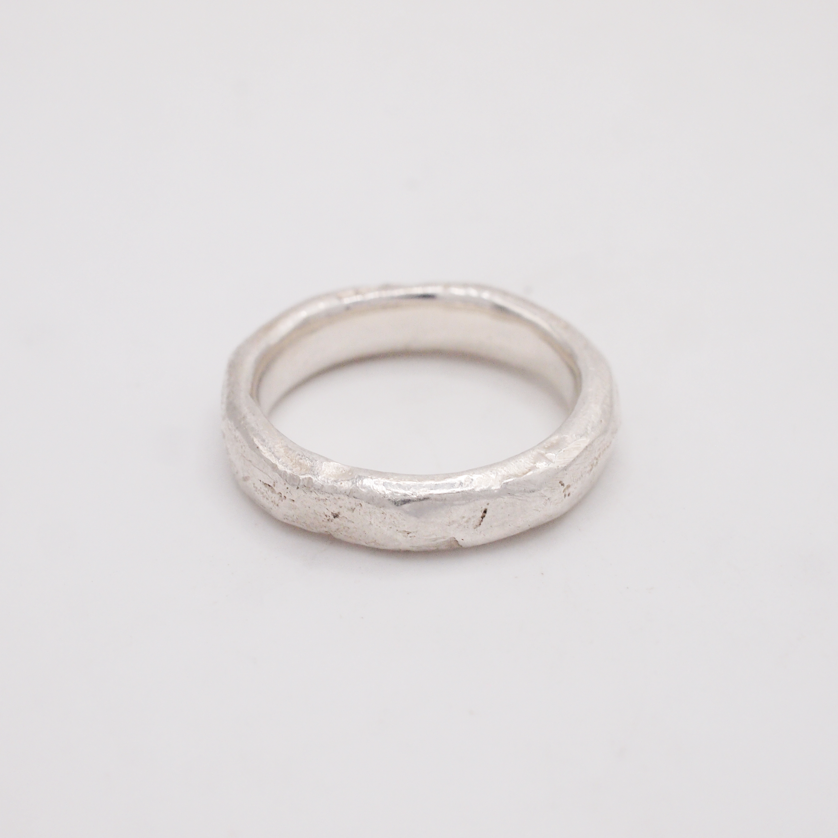 Clear & Yellow Sapphire Band-2
