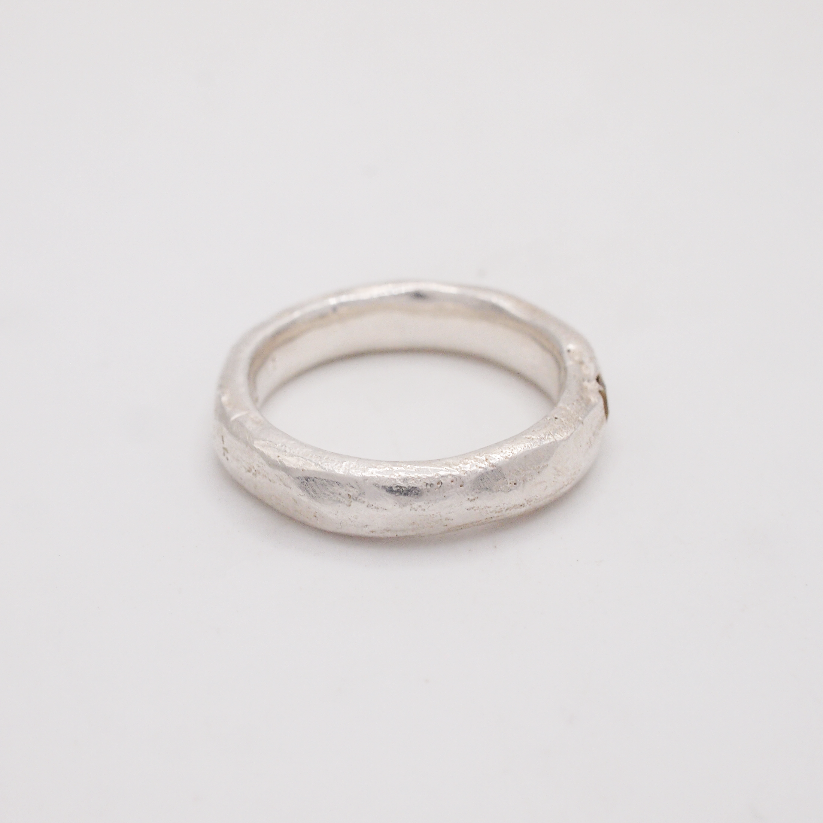 Clear & Yellow Sapphire Band-3