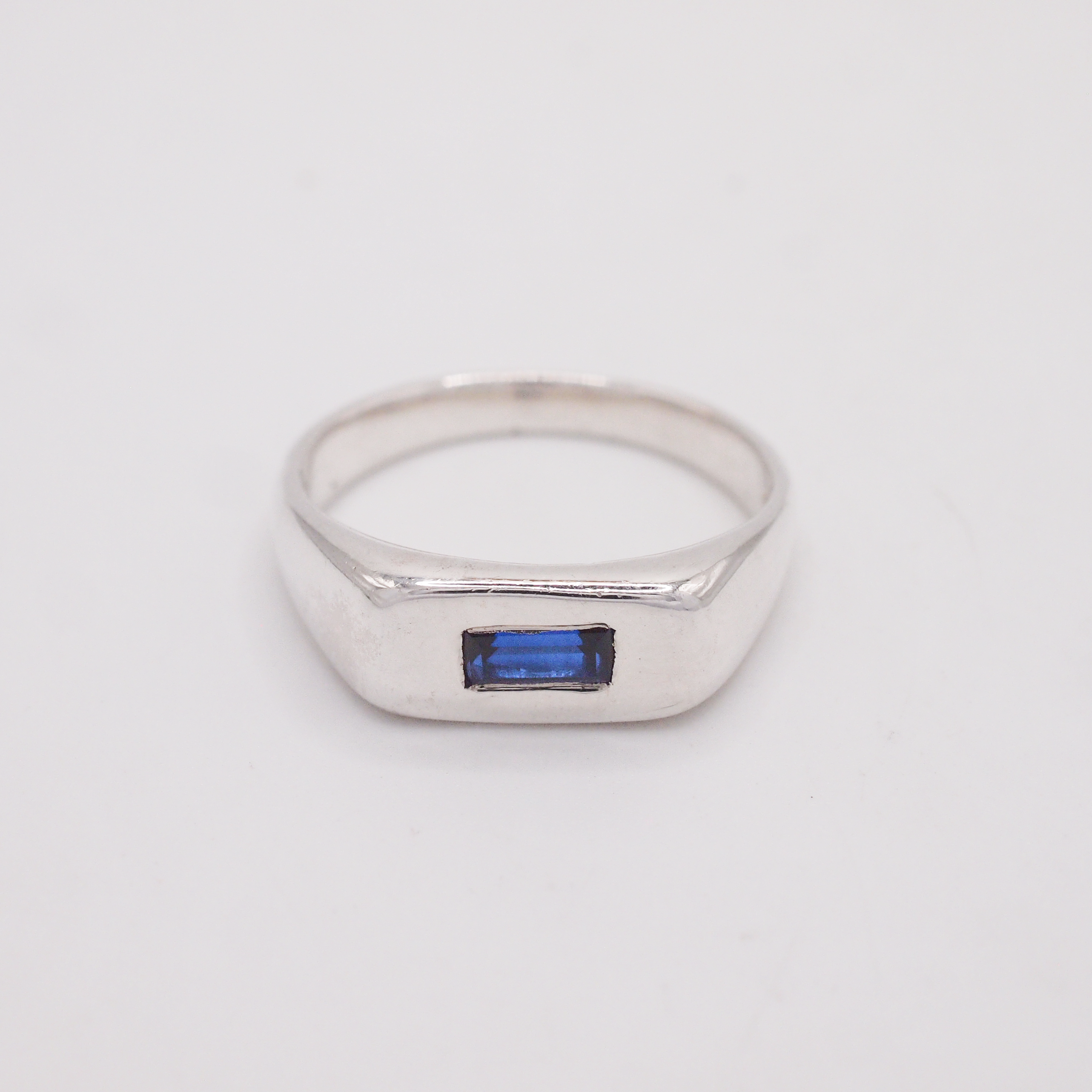 Blue Pillow Ring