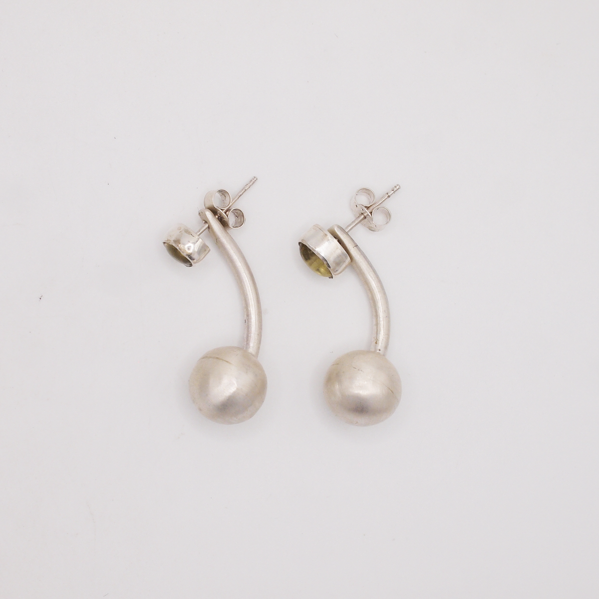 Lemon Quartz Belly Earrings