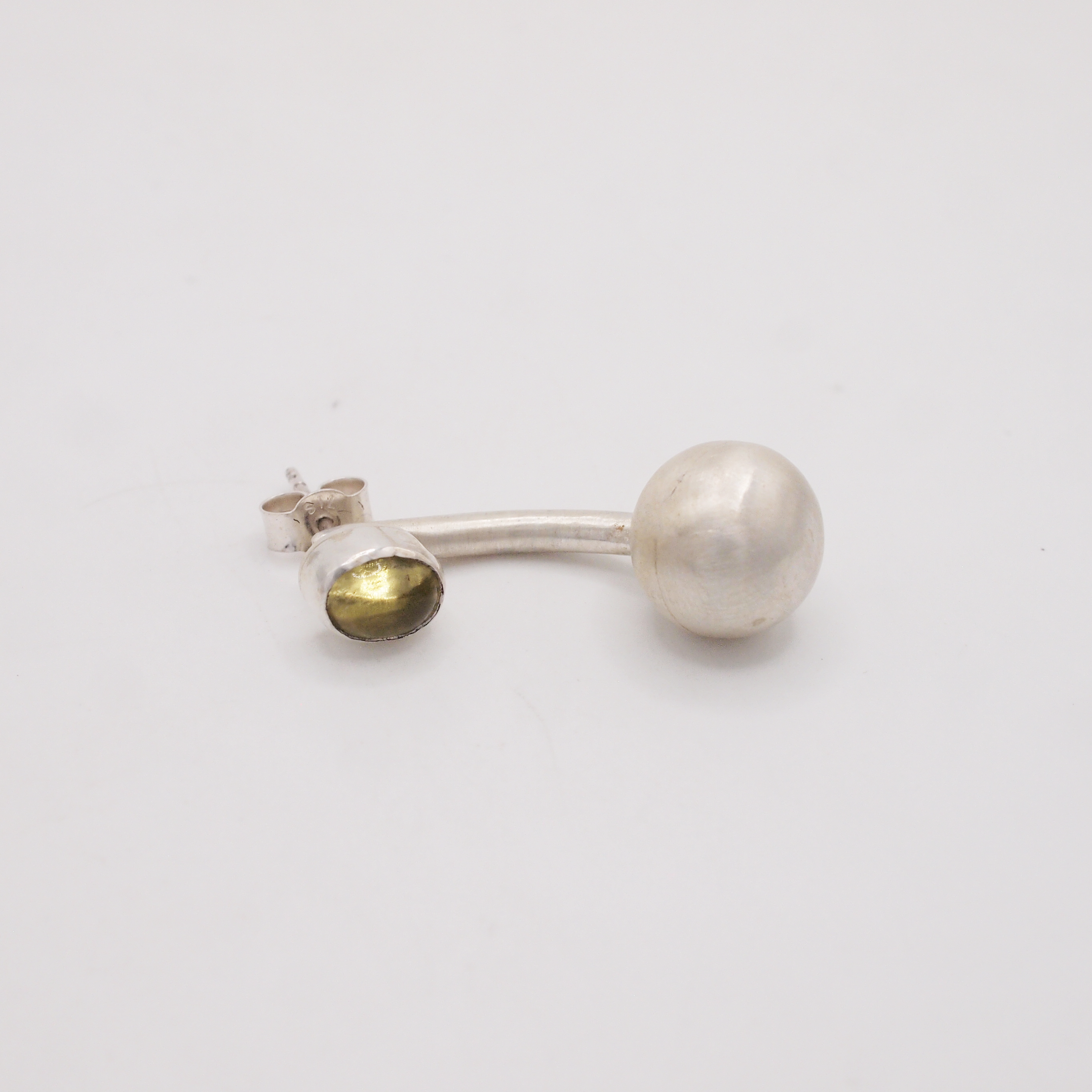 Lemon Quartz Belly Earrings-3