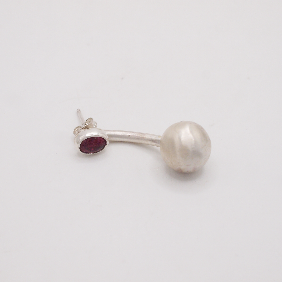 Pink Tourmaline Belly Earrings-3