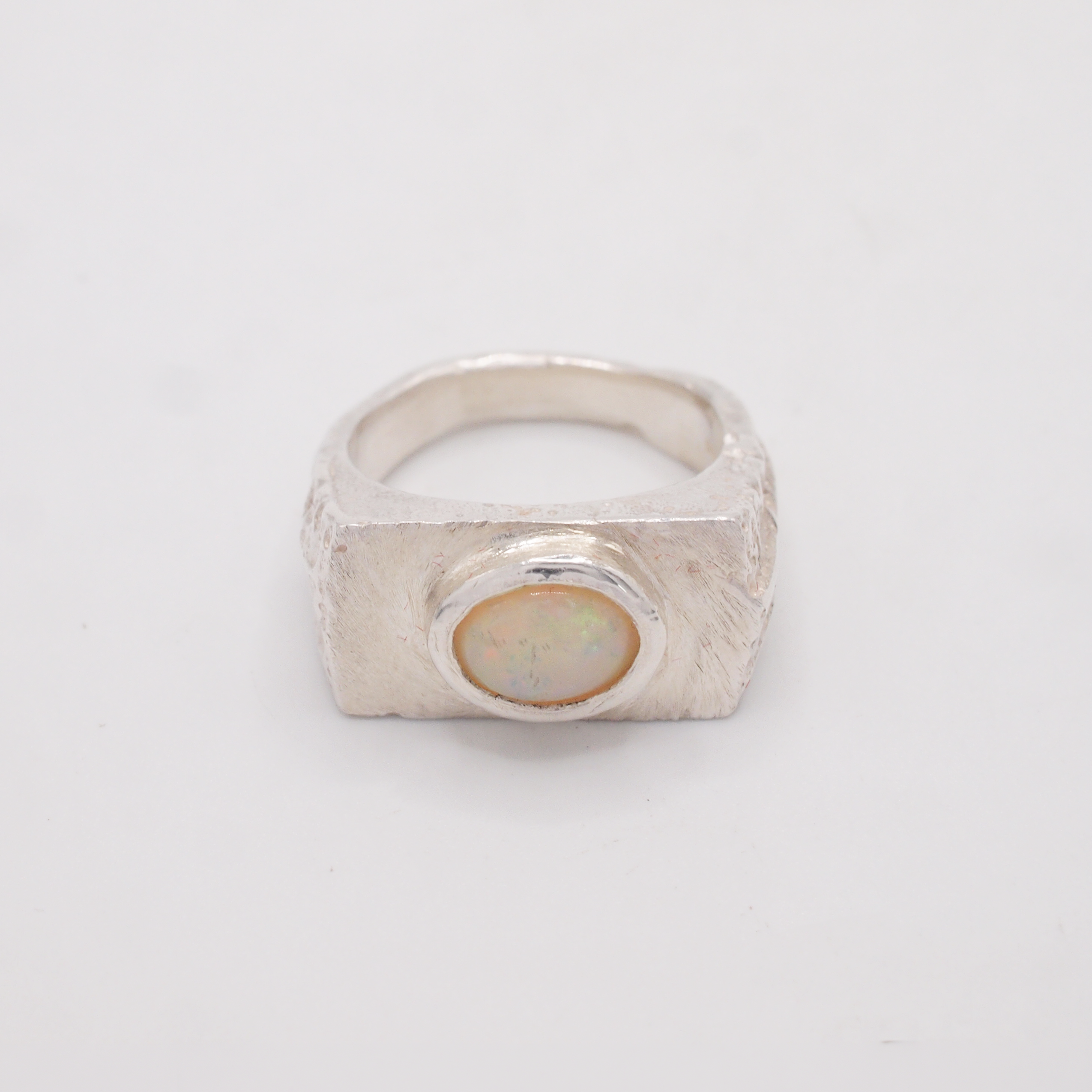 Opal Signet Ring