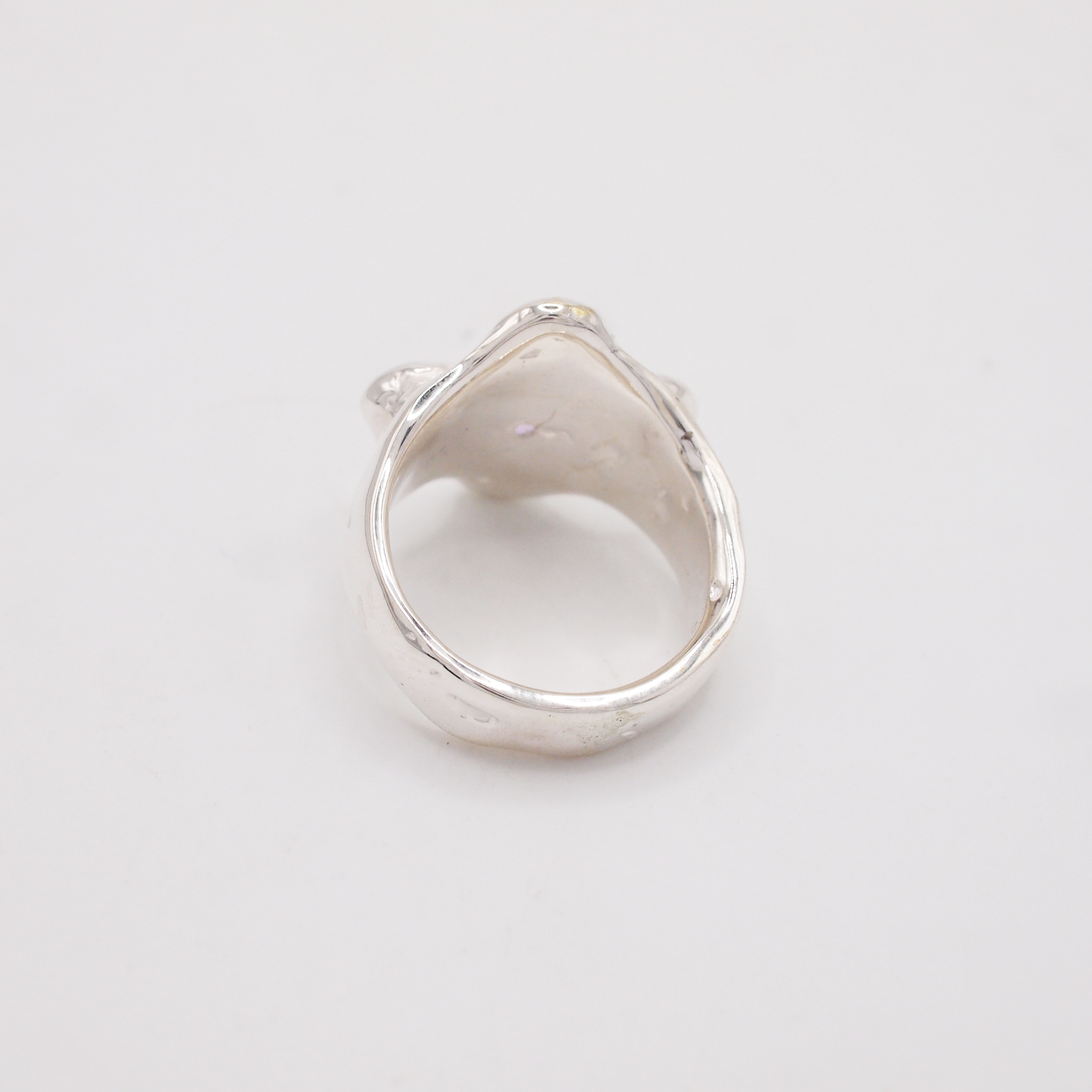 Amethyst and Moonstone Candy Ring-4