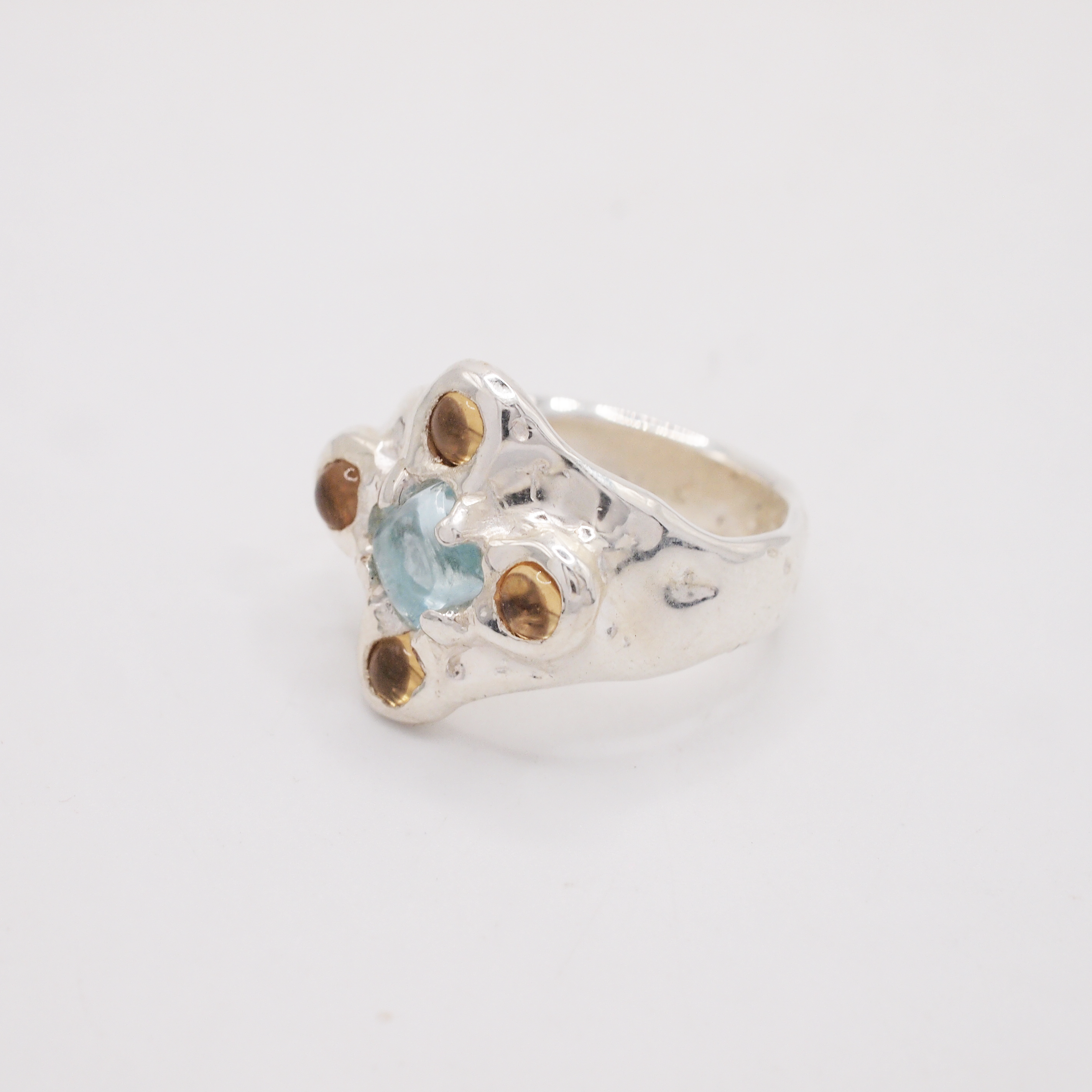 Cirtine & Topaz Candy Ring-2