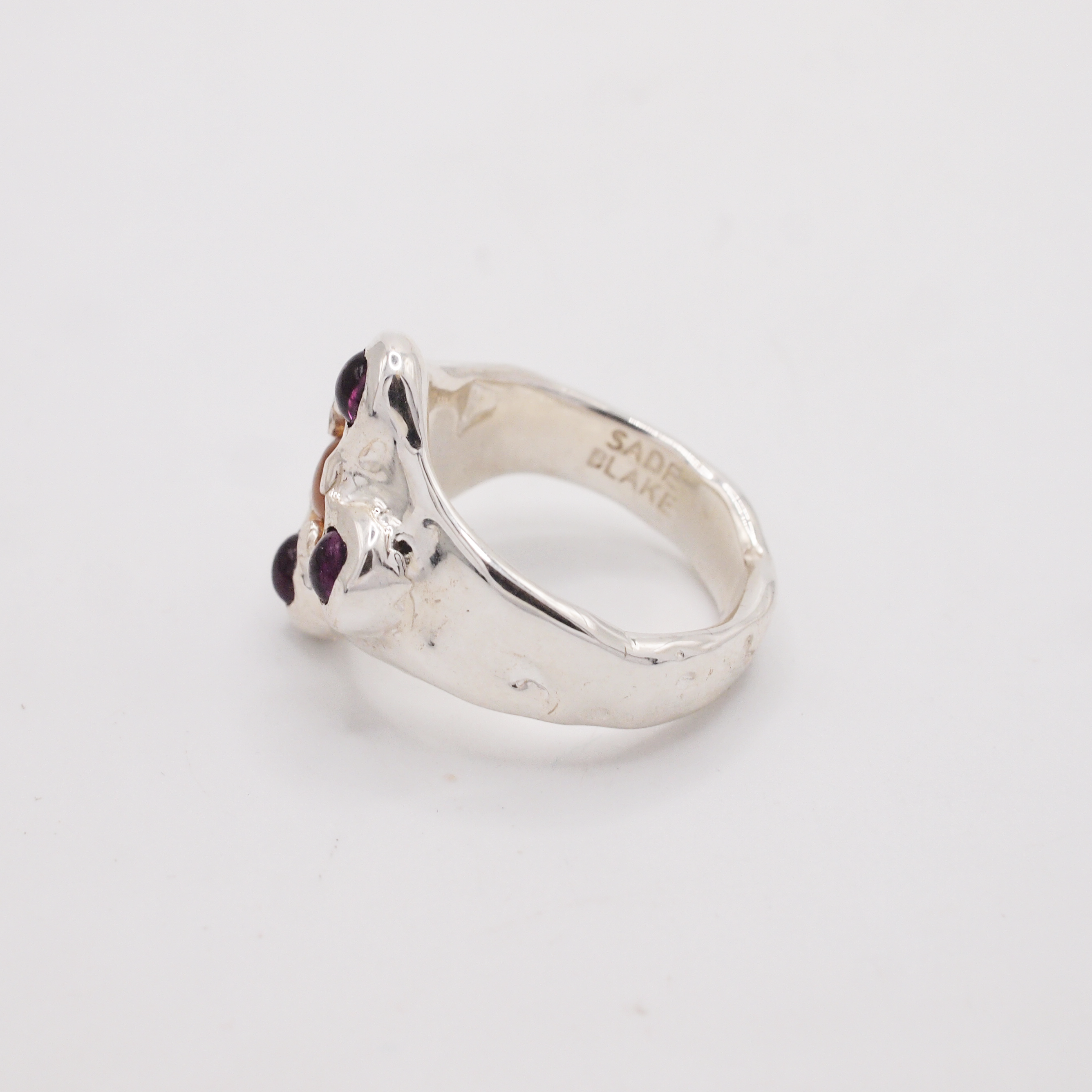 Cirtine & Grape Garnet Candy Ring-3