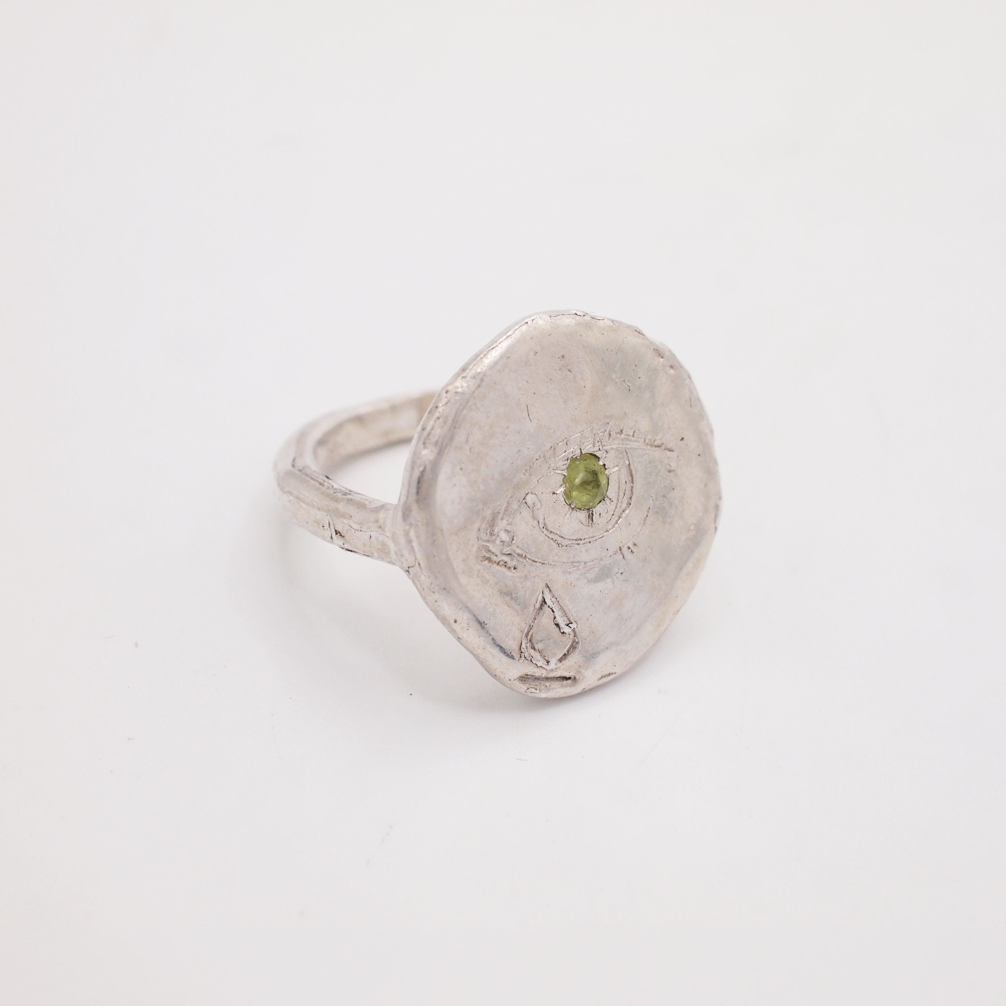 Peridot Lacrimosa Ring
