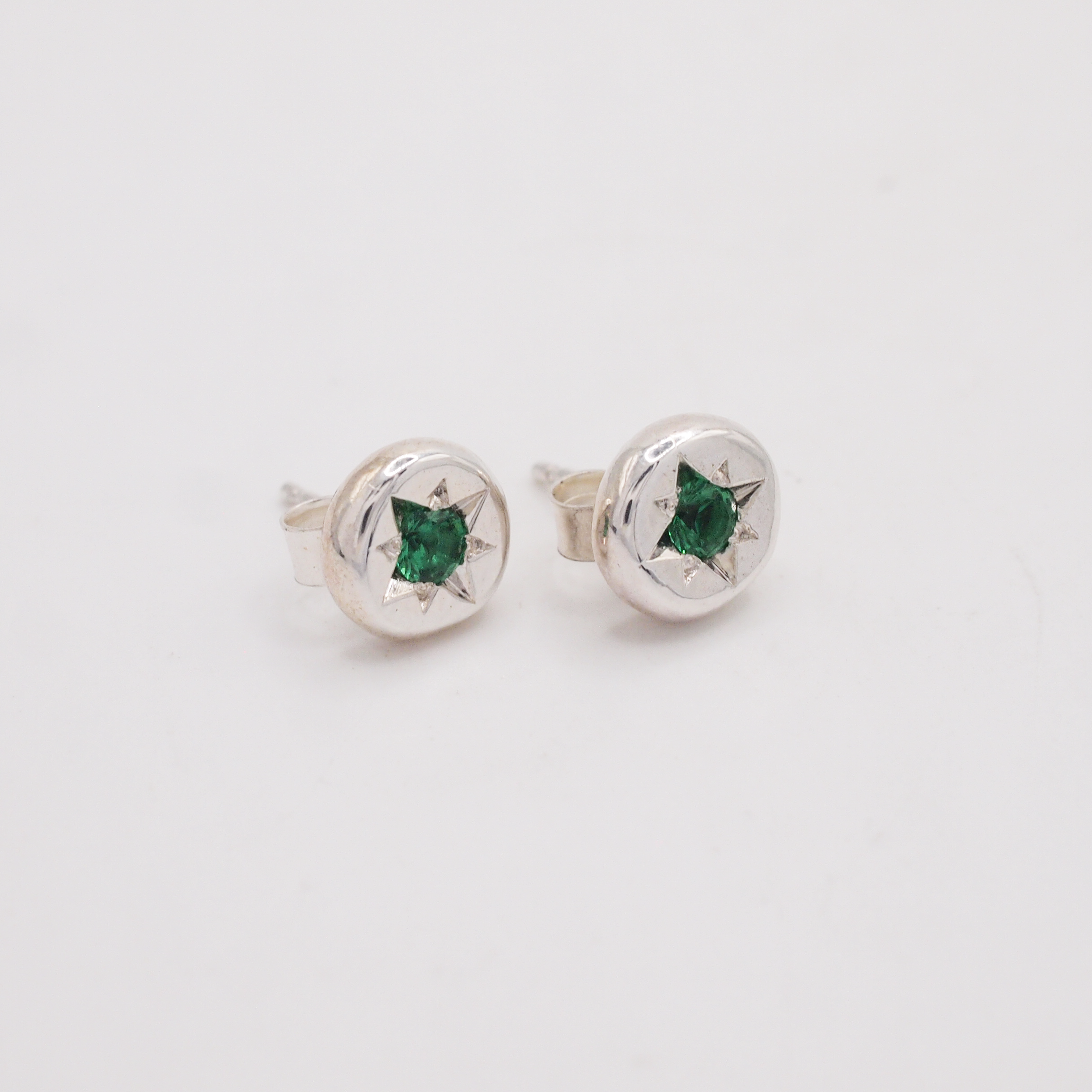 Emerald Stud Earring-3