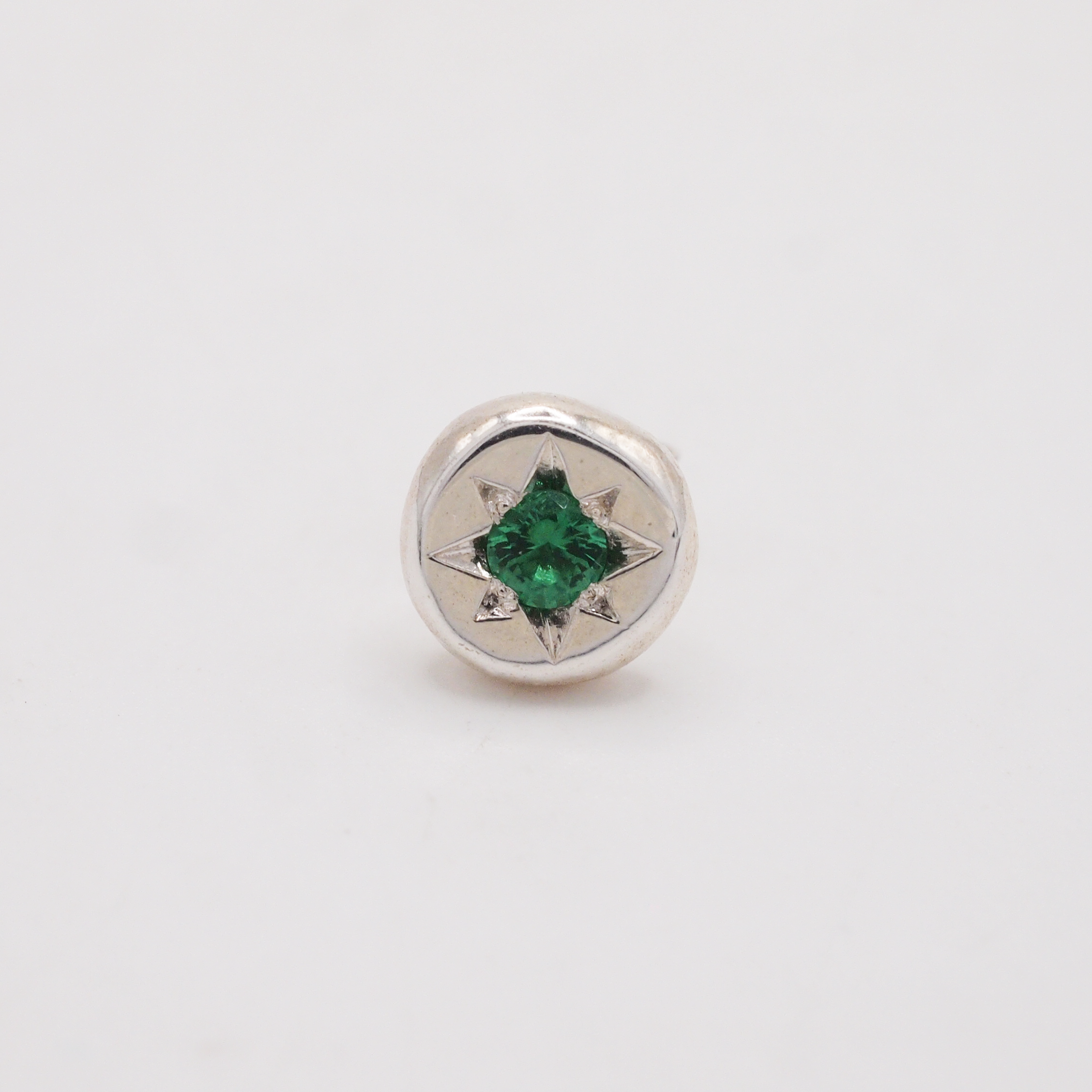Emerald Stud Earring-1