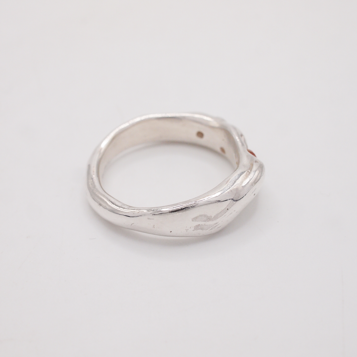 Yellow & Orange Moon Ring-4