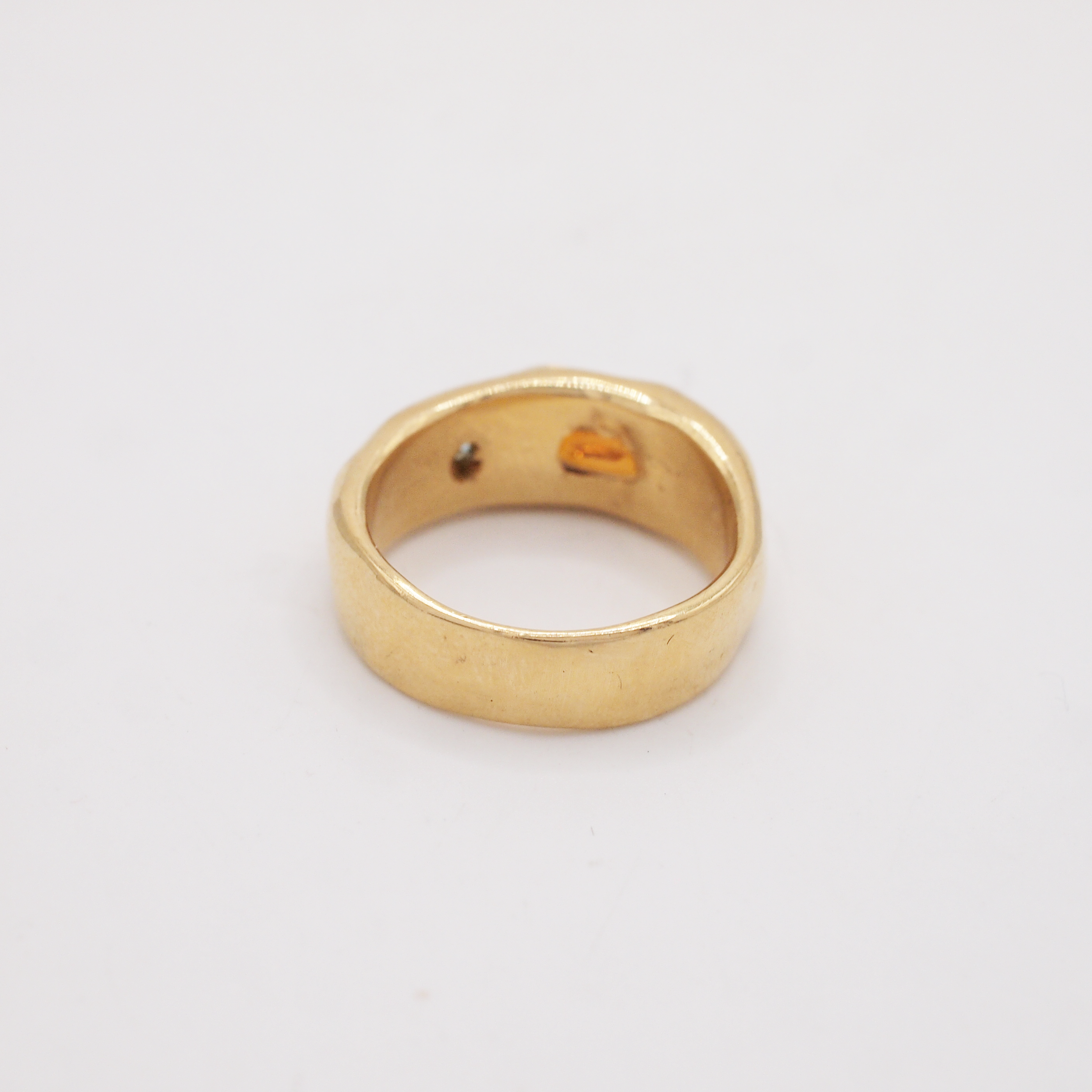 Blue & Orange Molten Ring-4