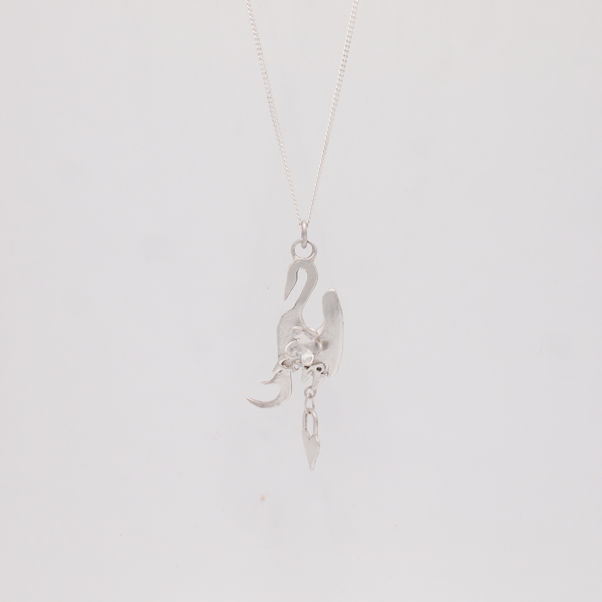 Bird Charm Love Necklace-3