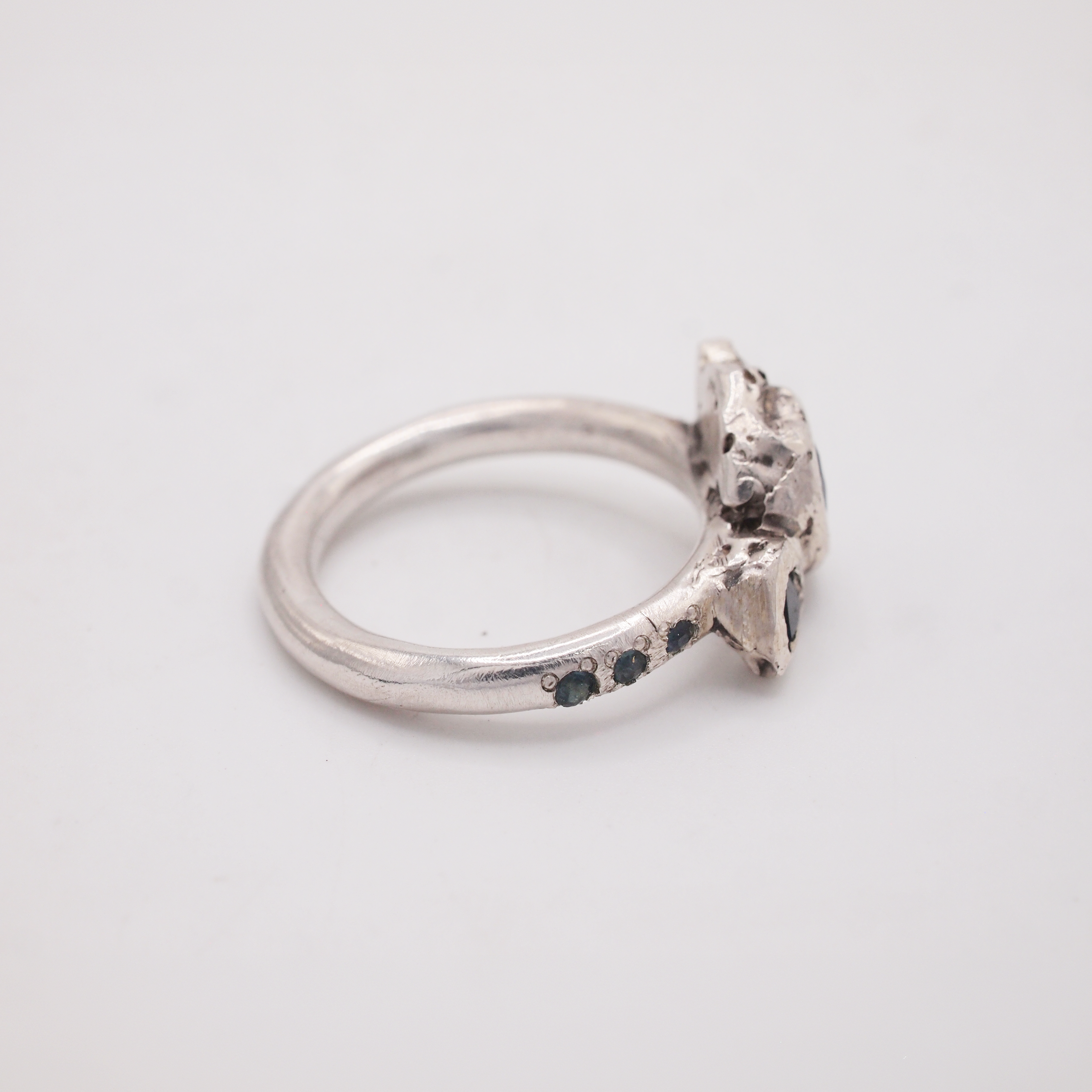 Cerulean & Silver Ring-2