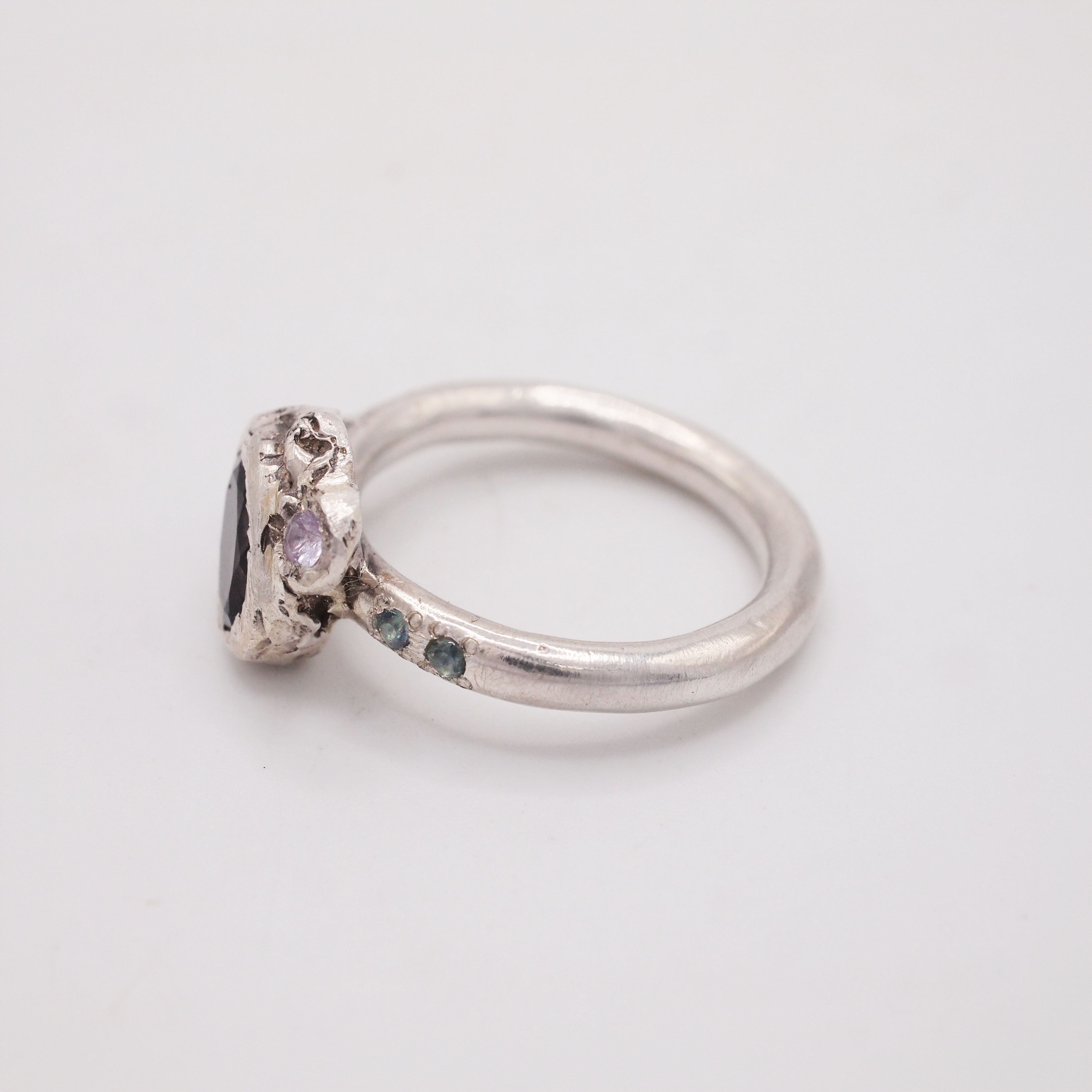 Cerulean & Silver Ring-4
