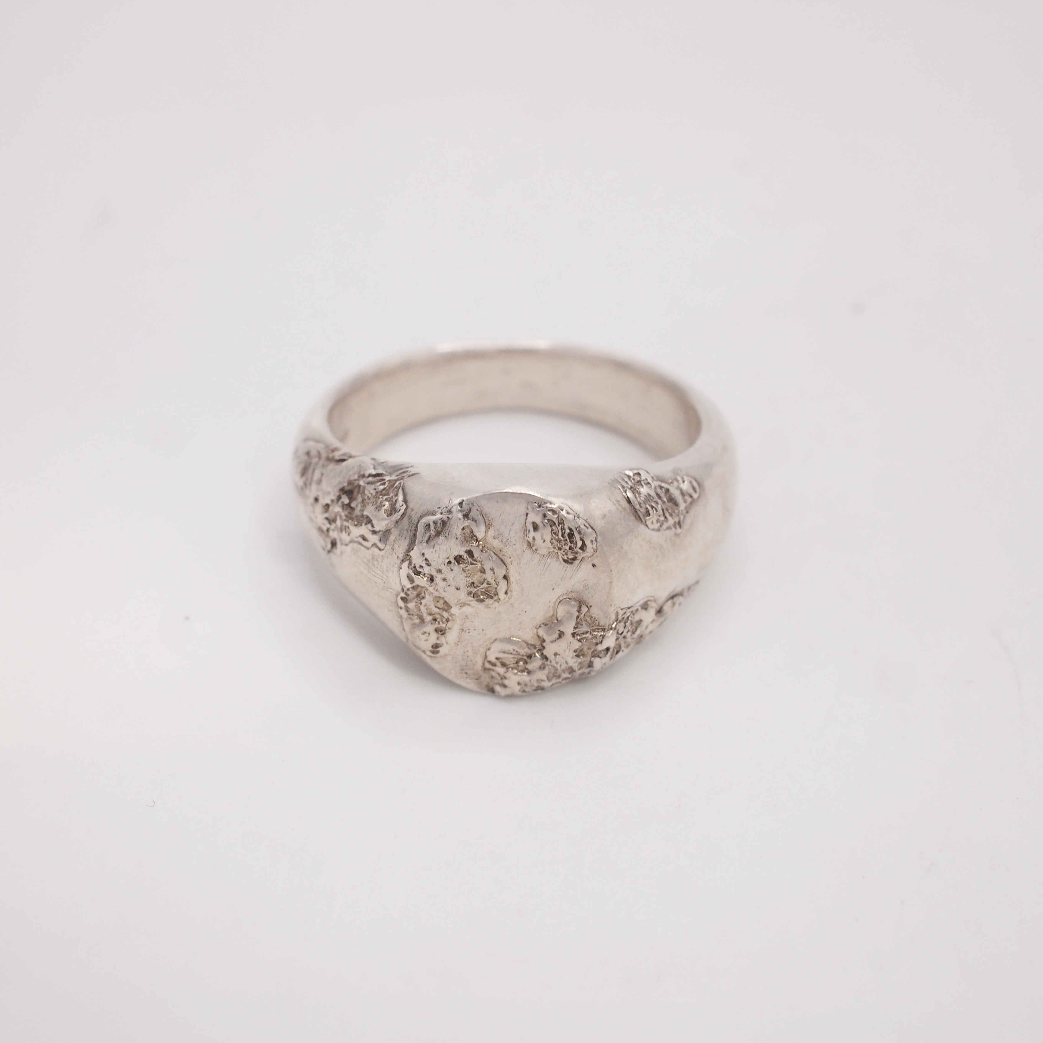 Textured Oval Signet