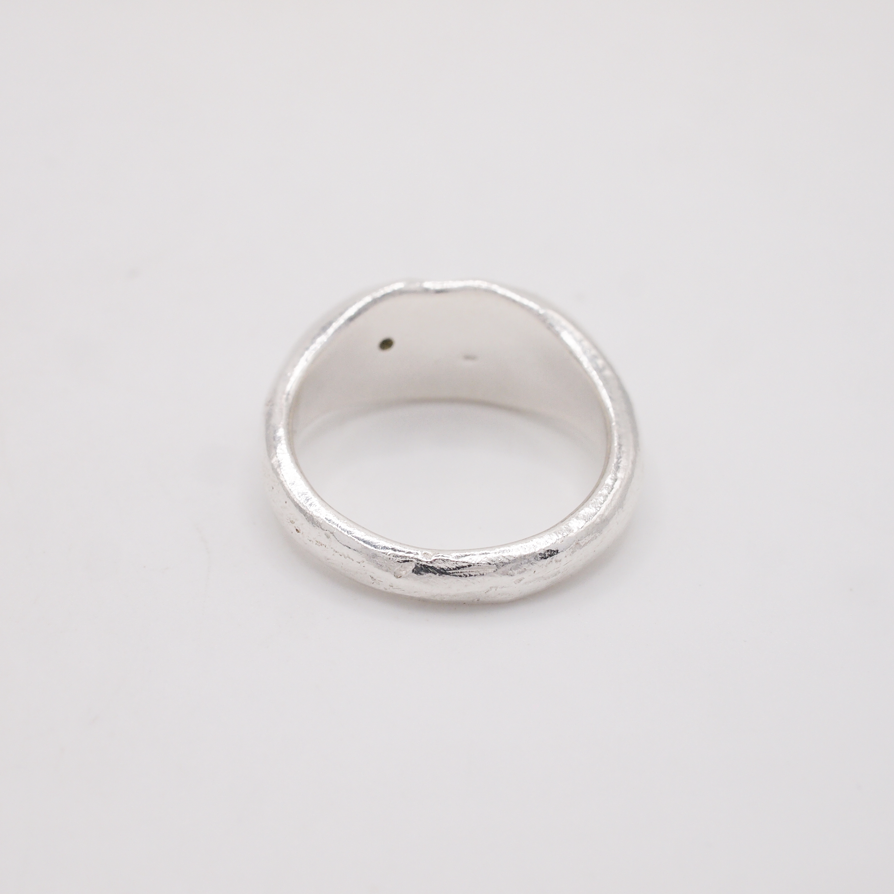 Olive CZ Oval Signet-3