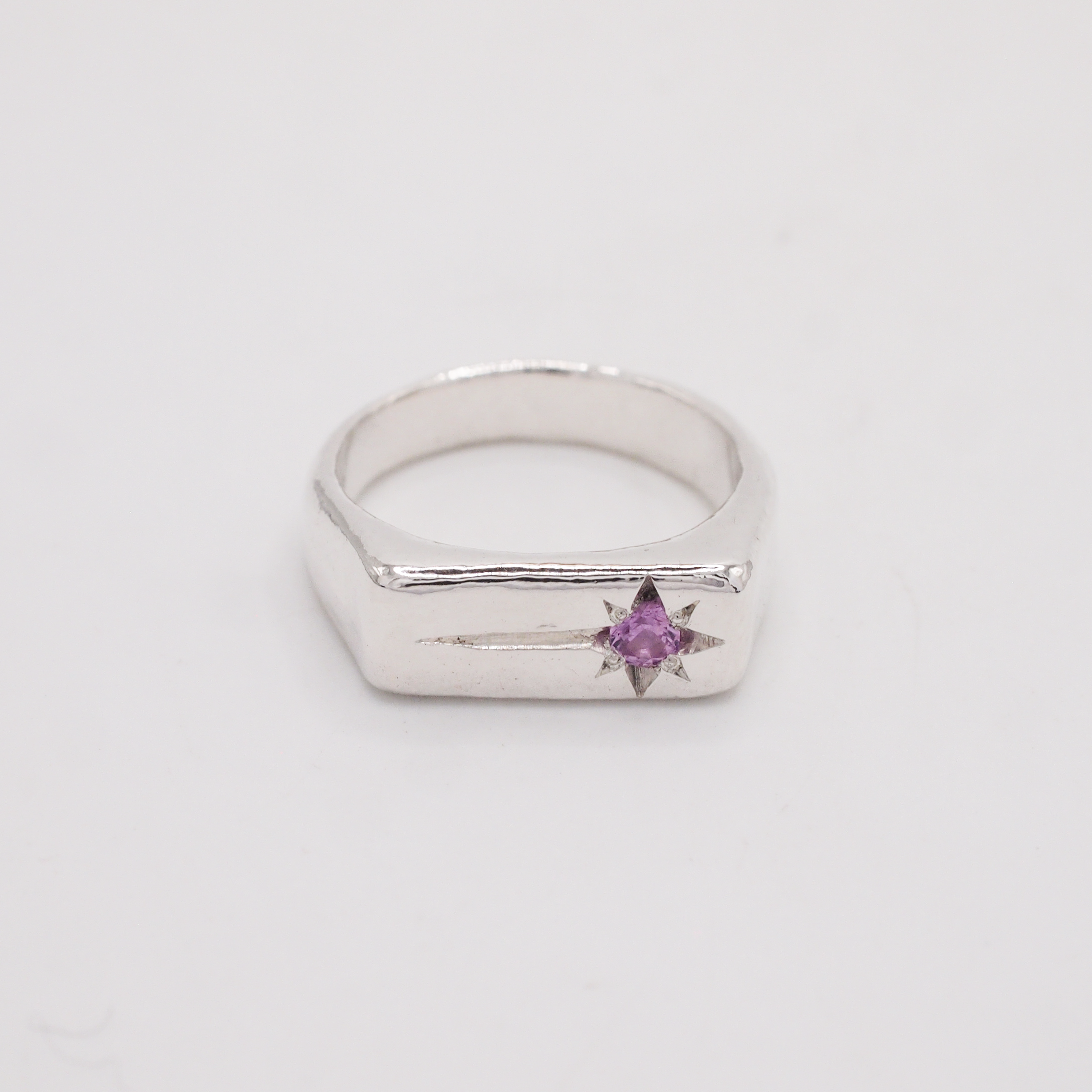 Pink Sapphire Shooting Star Ring