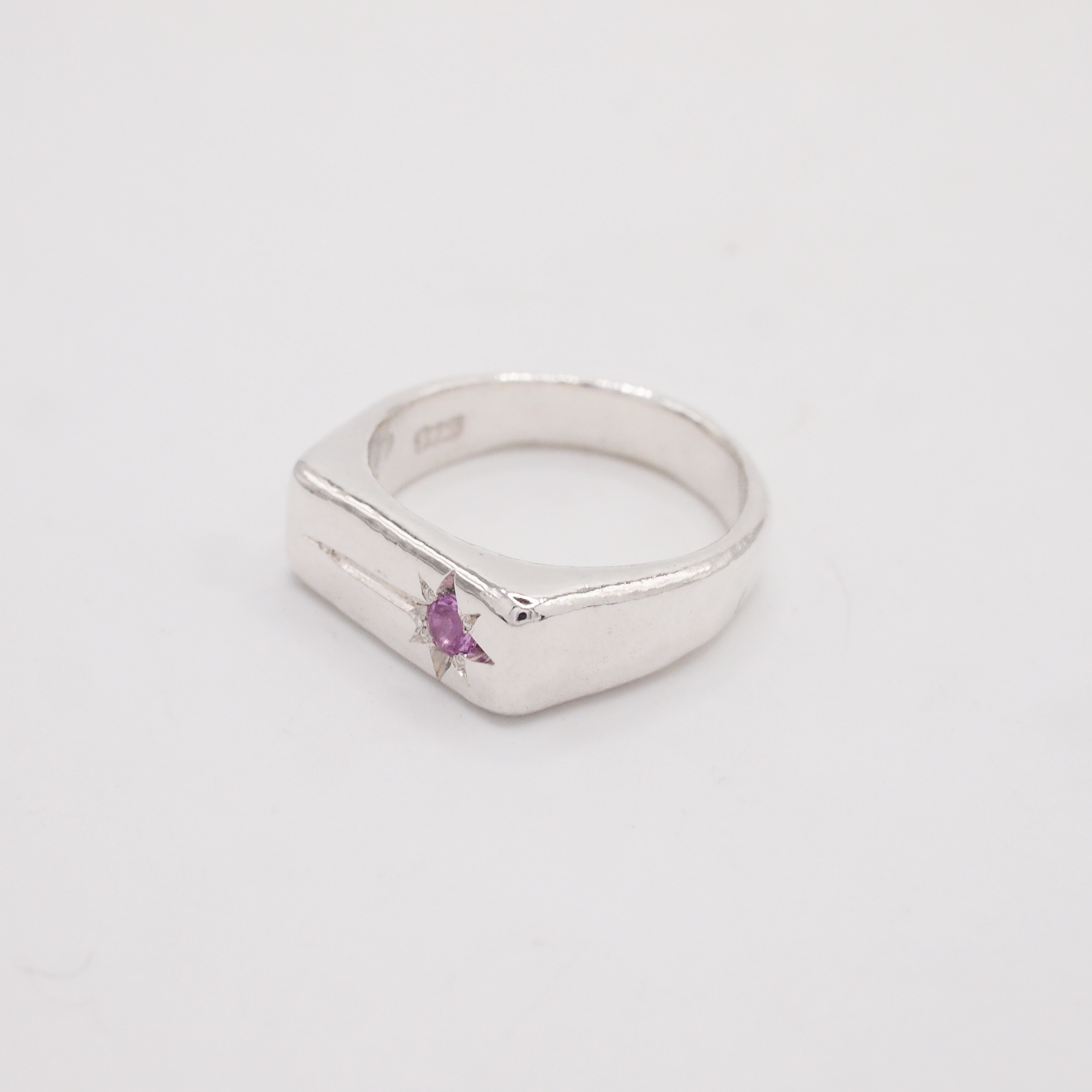 Pink Sapphire Shooting Star Ring-2