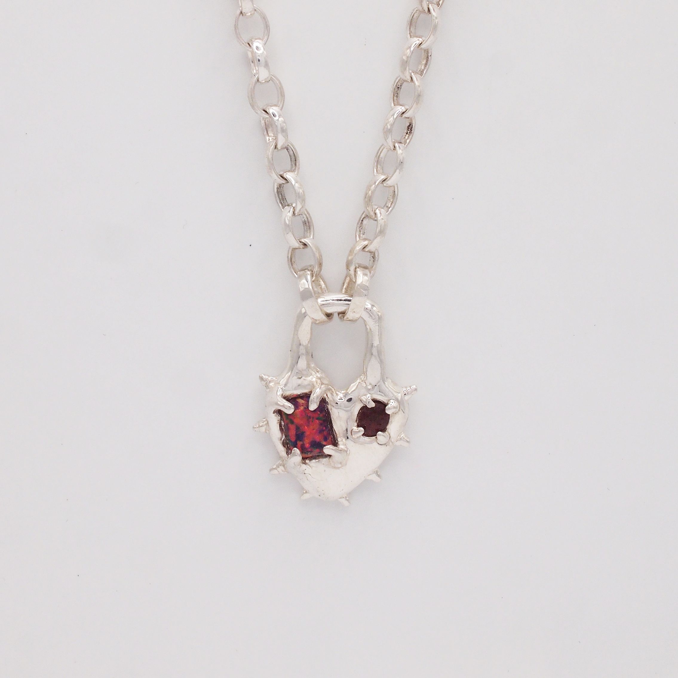 Ruby Heart Necklace